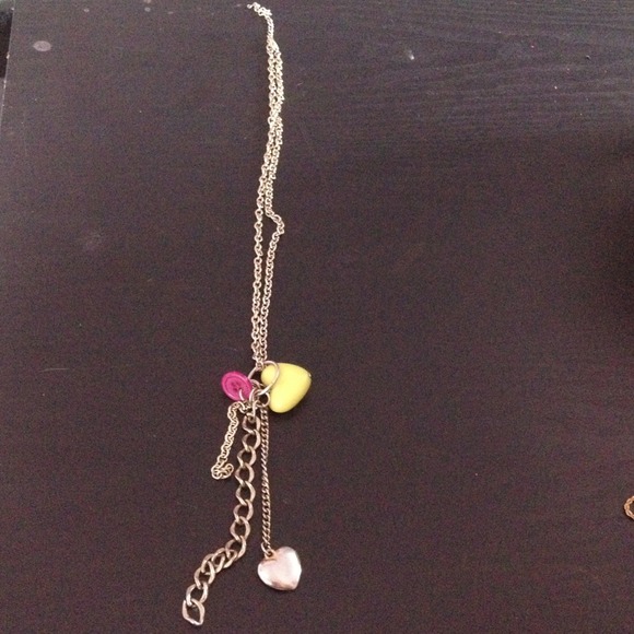 longer necklace with charms