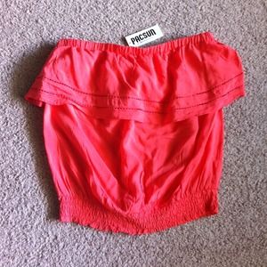 Pacsun frilly tube top size Medium