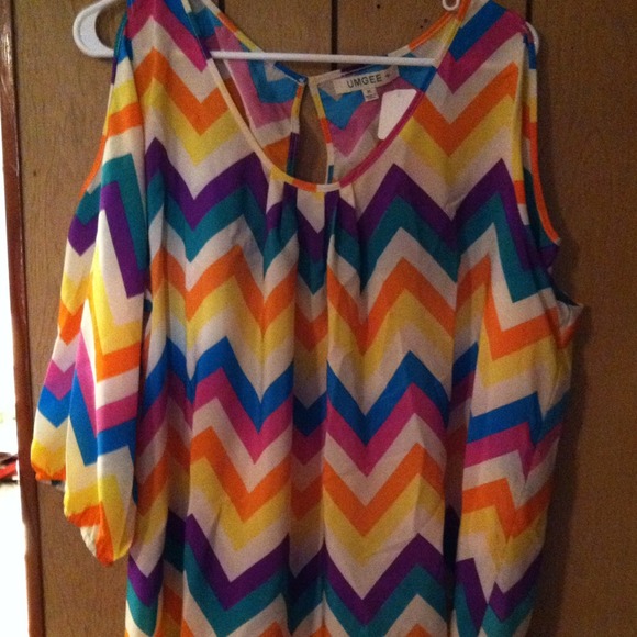 Xl chevron top **no trades** - Picture 2 of 2