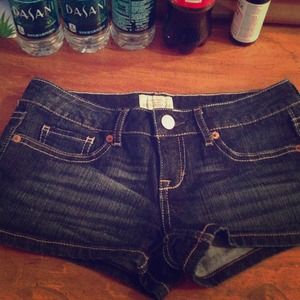 Aeropostale Jean Dark-Wash Shorts