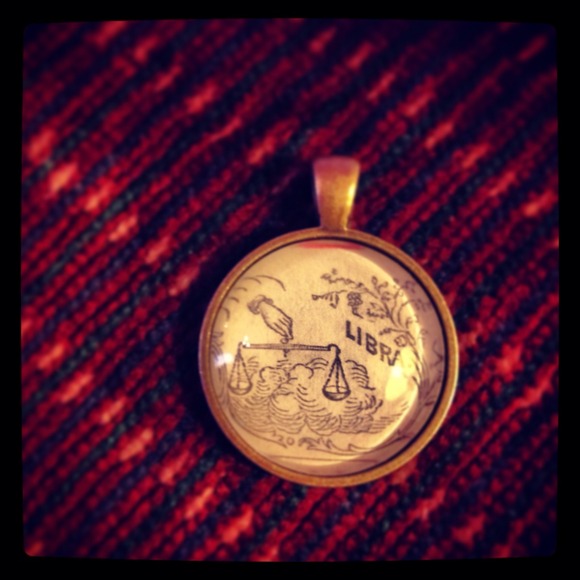 Libra horoscope pendant
