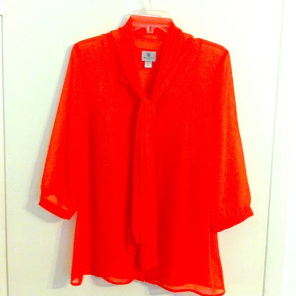 Cute shear top with tank underneath.