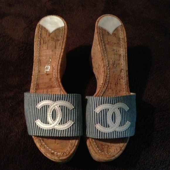 CHANEL Shoes - 💯Authentic Chanel cork wedges