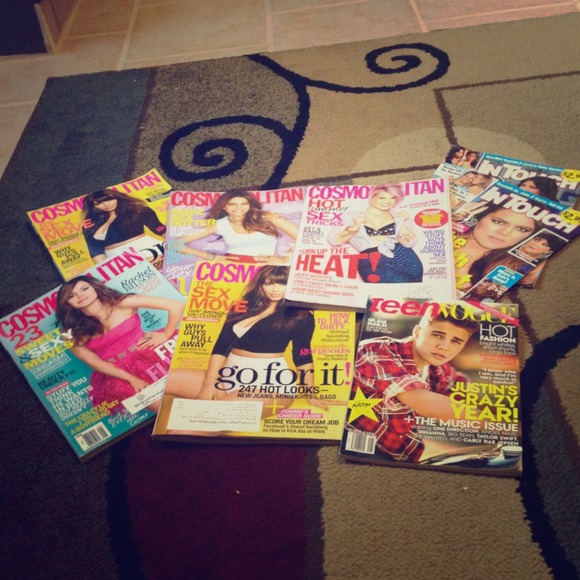 Cosmo & inTouch .. + teen vogue magazines !