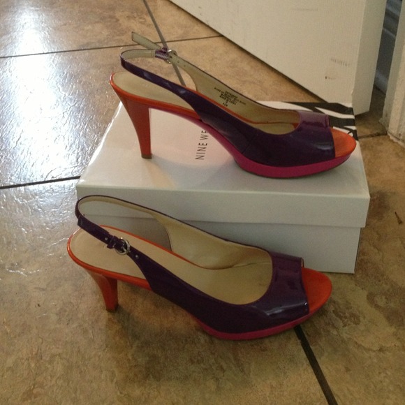 Nine West Color blocked heels