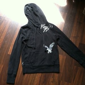 Black American Eagle Hoodie