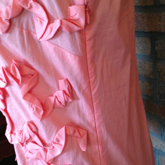 J.Crew Coral Ruffled Shell - Picture 3 of 3