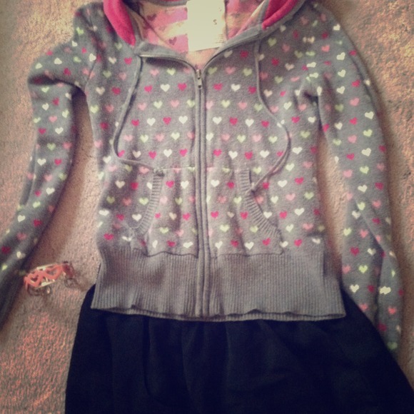 Aeropostale Heart Sweater