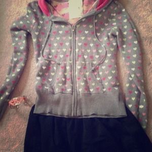 Aeropostale Heart Sweater