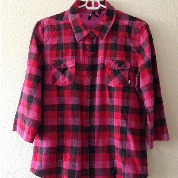 Vans Tops - Vans women's plaid top