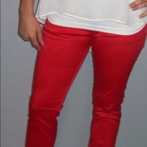 Coral ankle pants