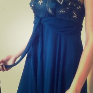 Sold!!!!Forever 21 formal dress dark teal or blue
