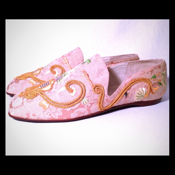 ❌SOLD❌Carlos Suarez Brocade Flats Size 7.5