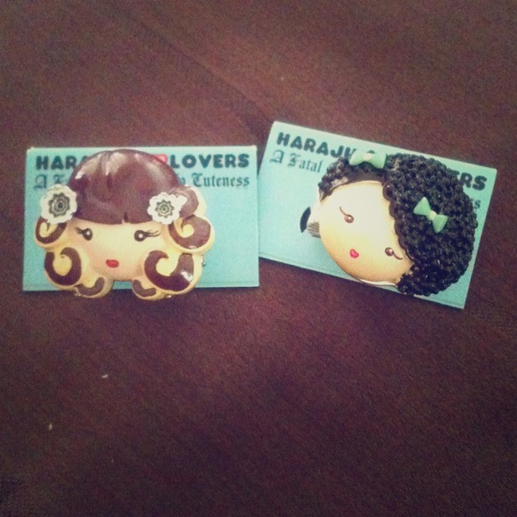 Cutesy Harajuku rings. Bundle.