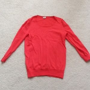 NWOT JCrew Factory Light Wool 3/4 Sleeve Sweater