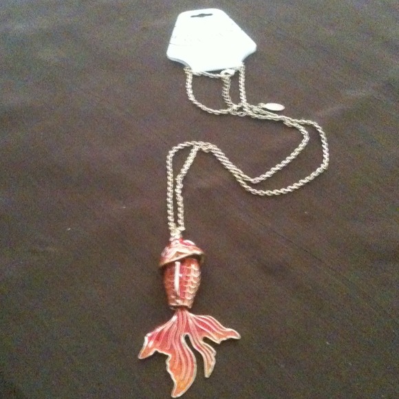 Long koi necklace