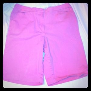 Pink Bermuda duck head shorts