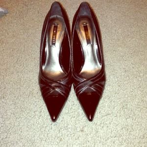 Nine West stilettos, black.