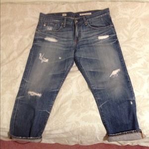 AG Ex-boyfriend crop jean size 30