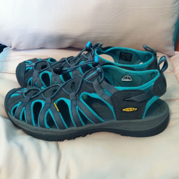 💥💲⬇💥Keen sandals! EUC! Gray & turquoise. - Picture 4 of 4