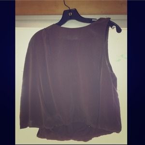 Alice + Olivia 1 shoulder drape top