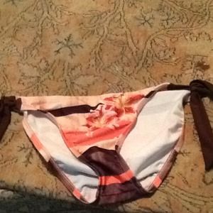 Pink and brown swimsuit bottoms