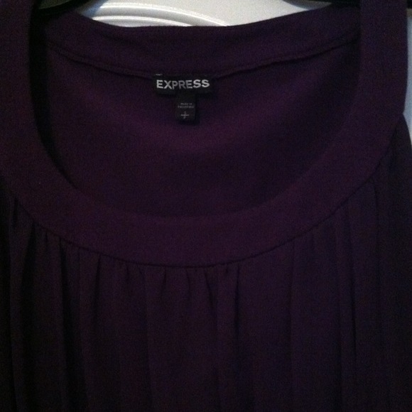 Eggplant purple Express top - Picture 2 of 4