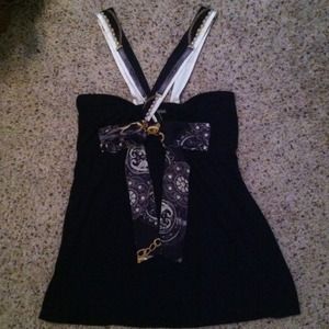 Express Black Halter