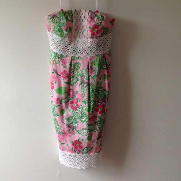 Lilly Pulitzer dress with lace - Picture 1 of 1