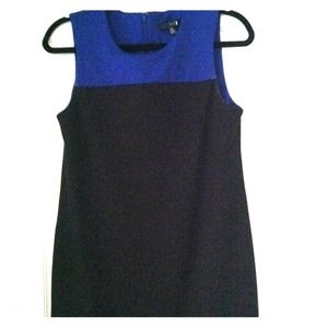 Black/Blue A-Line dress