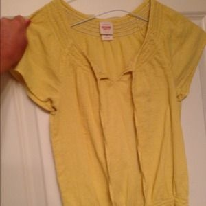 Yellow blouse