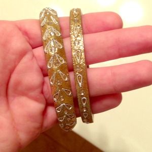 Gold bangles