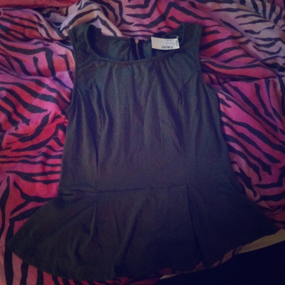 Dark green top . With tag never worn