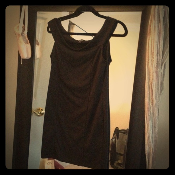 Black cocktail dress