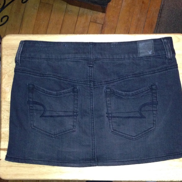 ️American Eagle black jean skirt - Picture 4 of 4