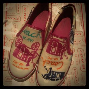 Coach slip on sneakers