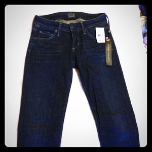 'Racer' low rise skinny