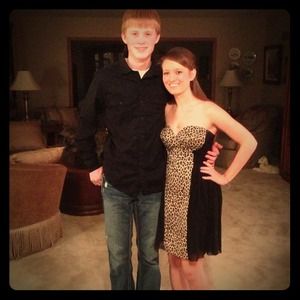 Cute chiffon dress,me wearing it for the ONLY time