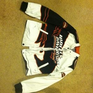 Size large authentic harley coat