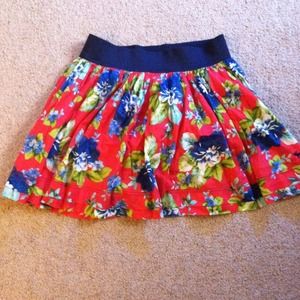 Abercrombie floral skirt
