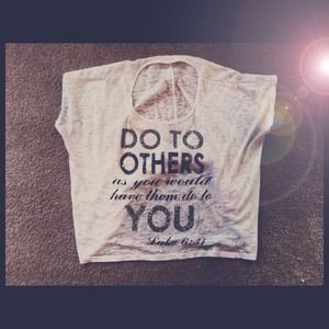 Quote oversized shirt