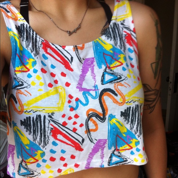 🚫SOLD🚫 Colorful crop top