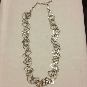 Vintage Sterling Silver Funky Necklace