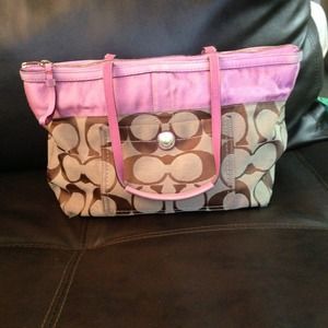 Pink Coach Purse