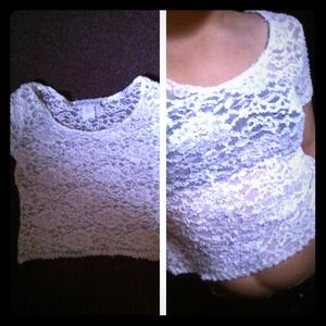 A lace AKA NYC top.