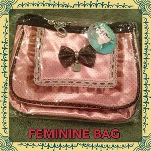 🎀NWT🎀 FREE WITH $45 PURCHASE FEMININE BAG