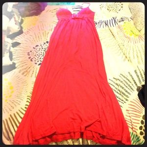 Cute, Simple, & Pink Maxi Dress