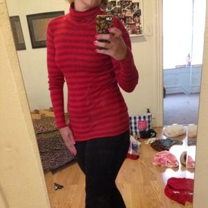 Stripped red sweater
