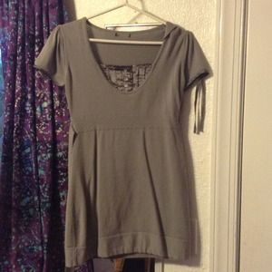 Vera Wang Grey Dress