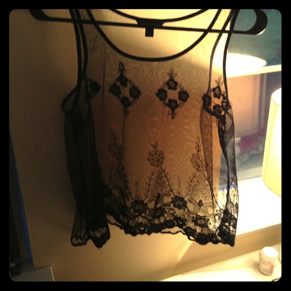 Sheer American Eagle top